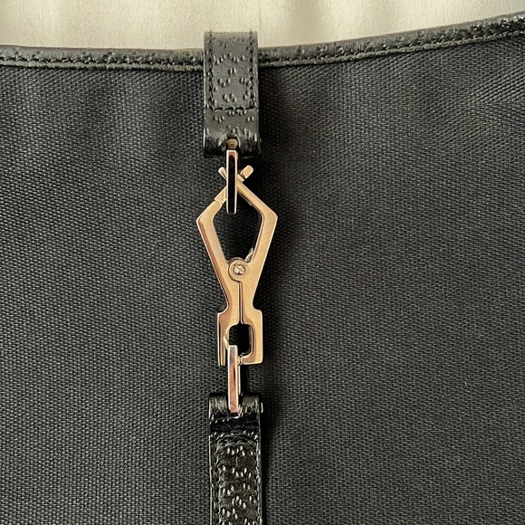 Gucci Vintage Bamboo Jackie Canvas Handbag - Picture 2 of 10